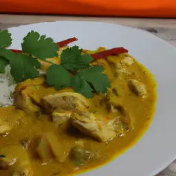 Gesundes Hähnchen-Curry-Rezept